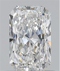 Picture of Natural Diamond 0.70 Carats, Radiant with  Cut, F Color, SI1 Clarity and Certified by GIA