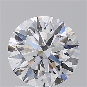 Picture of Natural Diamond 1.50 Carats, Round with Excellent Cut, D Color, SI1 Clarity and Certified by GIA