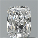 Natural Diamond 0.51 Carats, Radiant with  Cut, D Color, VVS1 Clarity and Certified by GIA