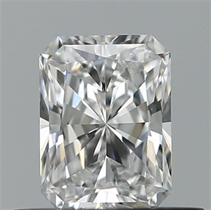 Picture of Natural Diamond 0.51 Carats, Radiant with  Cut, D Color, VVS1 Clarity and Certified by GIA