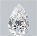 Diamante Natural 0.61 quilates, De pera , Color E, claridad VS1 y certificado GIA