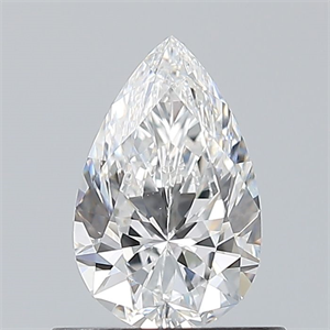 Foto Diamante Natural 0.61 quilates, De pera , Color E, claridad VS1 y certificado GIA de