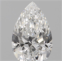 Diamante Natural 0.11 quilates, De pera , Color E, claridad VVS1 y certificado IGI