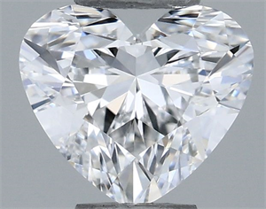 Picture of Natural Diamond 0.30 Carats, Heart with  Cut, D Color, VVS1 Clarity and Certified by GIA