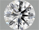 Lab Grown Diamond 1.02 Carats, Round with Ideal Cut, D Color, VS1 Clarity and Certified by IGI