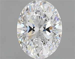 Foto Diamante Natural 0.76 quilates, Ovalado , Color D, claridad SI1 y certificado GIA de