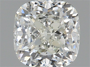 Foto Diamante Natural 0.47 quilates, Del cojín , Color J, claridad VS2 y certificado GIA de