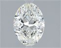 Natural Diamond 1.40 Carats, Oval with  Cut, H Color, VVS1 Clarity and Certified by GIA