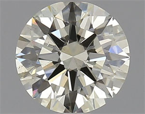 Picture of Natural Diamond 1.21 Carats, Round with Excellent Cut, K Color, SI1 Clarity and Certified by IGI