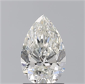 Natural Diamond 1.55 Carats, Pear with  Cut, I Color, VS2 Clarity and Certified by GIA