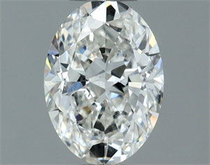 Picture of Natural Diamond 0.60 Carats, Oval with  Cut, H Color, SI1 Clarity and Certified by GIA