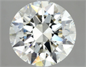 Natural Diamond 4.01 Carats, Round with Excellent Cut, K Color, SI1 Clarity and Certified by GIA