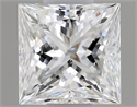 Diamante Natural 0.51 quilates, Princesa , Color F, claridad SI1 y certificado GIA