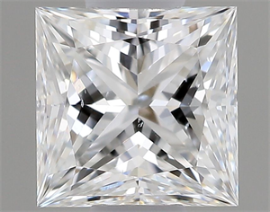 Foto Diamante Natural 0.51 quilates, Princesa , Color F, claridad SI1 y certificado GIA de
