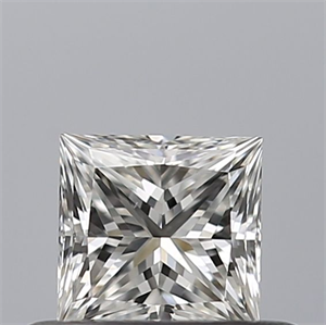 Picture of Natural Diamond 0.40 Carats, Princess with  Cut, F Color, VS1 Clarity and Certified by IGI