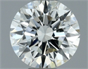 Natural Diamond 0.50 Carats, Round with Excellent Cut, H Color, VVS1 Clarity and Certified by IGI