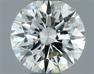 Picture of Natural Diamond 0.50 Carats, Round with Excellent Cut, H Color, VVS1 Clarity and Certified by IGI