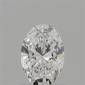 Picture of Natural Diamond 0.57 Carats, Oval with  Cut, D Color, SI1 Clarity and Certified by GIA