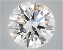 Lab Grown Diamond 6.04 Carats, Round with Excellent Cut, E Color, VVS2 Clarity and Certified by IGI