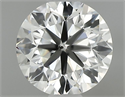 Natural Diamond 0.70 Carats, Round with Very Good Cut, J Color, SI1 Clarity and Certified by GIA