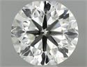 Natural Diamond 0.70 Carats, Round with Very Good Cut, J Color, SI1 Clarity and Certified by GIA