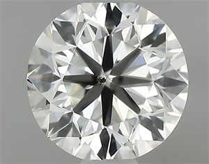 Picture of Natural Diamond 0.70 Carats, Round with Very Good Cut, J Color, SI1 Clarity and Certified by GIA