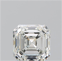 Diamante Natural 1.51 quilates, Asscher , Color I, claridad VS2 y certificado GIA