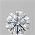 Natural Diamond 2.53 Carats, Round with Excellent Cut, G Color, SI2 Clarity and Certified by GIA