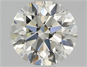 Natural Diamond 0.80 Carats, Round with Excellent Cut, K Color, SI1 Clarity and Certified by GIA