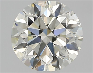 Picture of Natural Diamond 0.80 Carats, Round with Excellent Cut, K Color, SI1 Clarity and Certified by GIA
