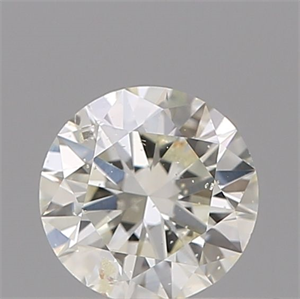 Picture of Natural Diamond 0.40 Carats, Round with Excellent Cut, J Color, SI2 Clarity and Certified by IGI