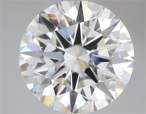 Picture of Lab Grown Diamond 6.07 Carats, Round with Ideal Cut, F Color, VVS2 Clarity and Certified by IGI
