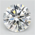 Lab Grown Diamond 1.60 Carats, Round with Ideal Cut, D Color, FL Clarity and Certified by IGI