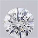 Lab Grown Diamond 3.09 Carats, Round with Ideal Cut, F Color, VVS2 Clarity and Certified by IGI