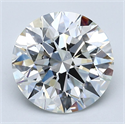 Diamante Natural 3.23 quilates, Redondo , Color H, claridad VS2 y certificado GIA