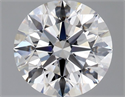 Natural Diamond 1.50 Carats, Round with Excellent Cut, D Color, VVS1 Clarity and Certified by GIA