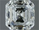 Natural Diamond 1.00 Carats, Asscher with  Cut, I Color, SI1 Clarity and Certified by IGI