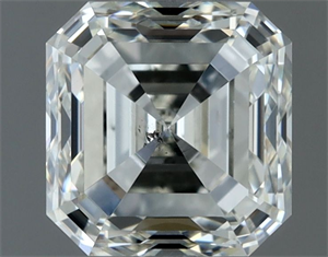 Picture of Natural Diamond 1.00 Carats, Asscher with  Cut, I Color, SI1 Clarity and Certified by IGI