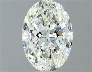 Picture of Natural Diamond 1.00 Carats, Oval with  Cut, K Color, VVS1 Clarity and Certified by IGI