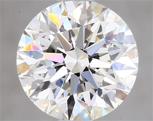 Picture of Natural Diamond 0.72 Carats, Round with Excellent Cut, I Color, IF Clarity and Certified by GIA