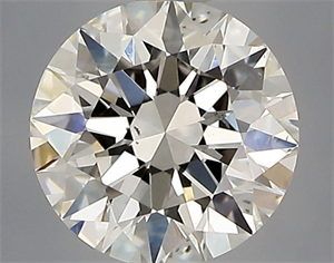 Picture of Natural Diamond 0.56 Carats, Round with Excellent Cut, G Color, SI1 Clarity and Certified by GIA