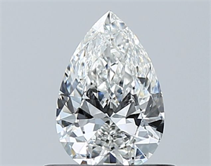 Picture of Natural Diamond 0.52 Carats, Pear with  Cut, F Color, VS1 Clarity and Certified by GIA