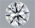 Natural Diamond 0.70 Carats, Round with Very Good Cut, G Color, SI1 Clarity and Certified by GIA