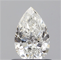 Natural Diamond 0.60 Carats, Pear with  Cut, G Color, SI2 Clarity and Certified by GIA