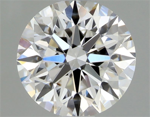 Foto Diamante Natural 0.72 quilates, Redondo , Color E, claridad VVS1 y certificado GIA de