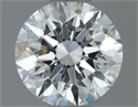 Natural Diamond 0.71 Carats, Round with Excellent Cut, F Color, VS2 Clarity and Certified by IGI