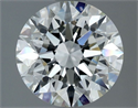 Natural Diamond 2.02 Carats, Round with Excellent Cut, G Color, VVS2 Clarity and Certified by IGI