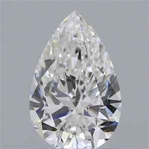 Picture of Natural Diamond 0.40 Carats, Pear with  Cut, F Color, VS1 Clarity and Certified by GIA