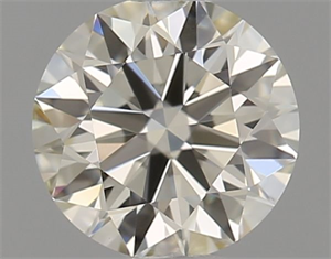Picture of Natural Diamond 0.46 Carats, Round with Excellent Cut, L Color, VVS1 Clarity and Certified by GIA