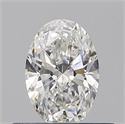 Diamante Natural 0.40 quilates, Ovalado , Color F, claridad VS2 y certificado GIA